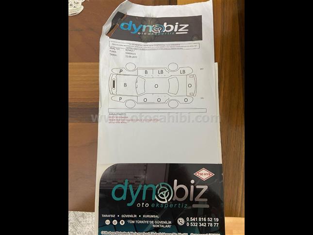 2016 1.5 DCI TOUCH 75HP 91.000KM EXPERTİZ RAPOR